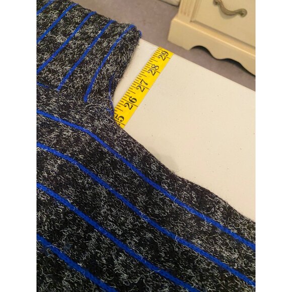 Vintage Mr. Rodia Blue & Black Wool Sweater XL - Picture 5 of 7